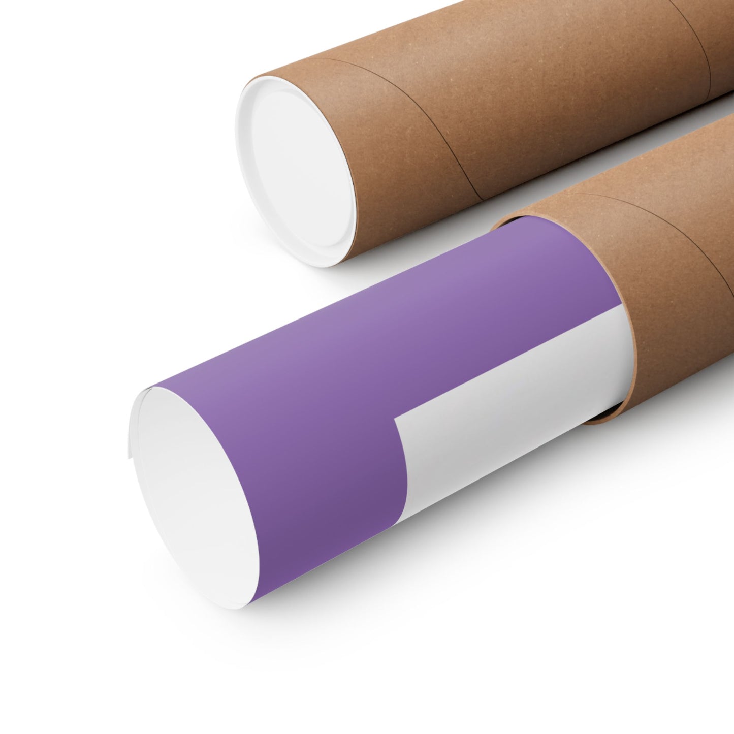 Butterfly Watercolor Matte Poster — Purple Vertical Art Print