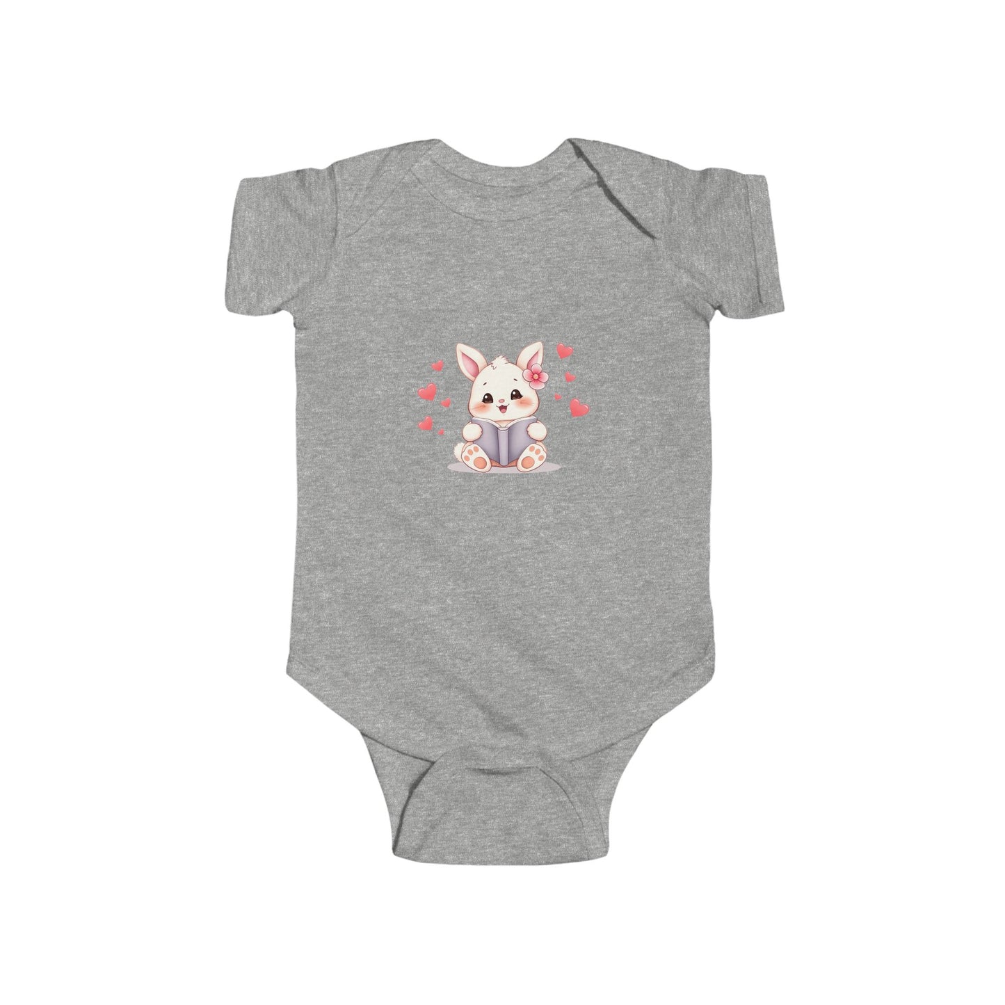 Adorable Baby Bodysuit with Cute Animal Design, Infant Outfit, Baby Shower Gift, Kid's Clothing, Newborn Apparel, Valentine's Day Gift