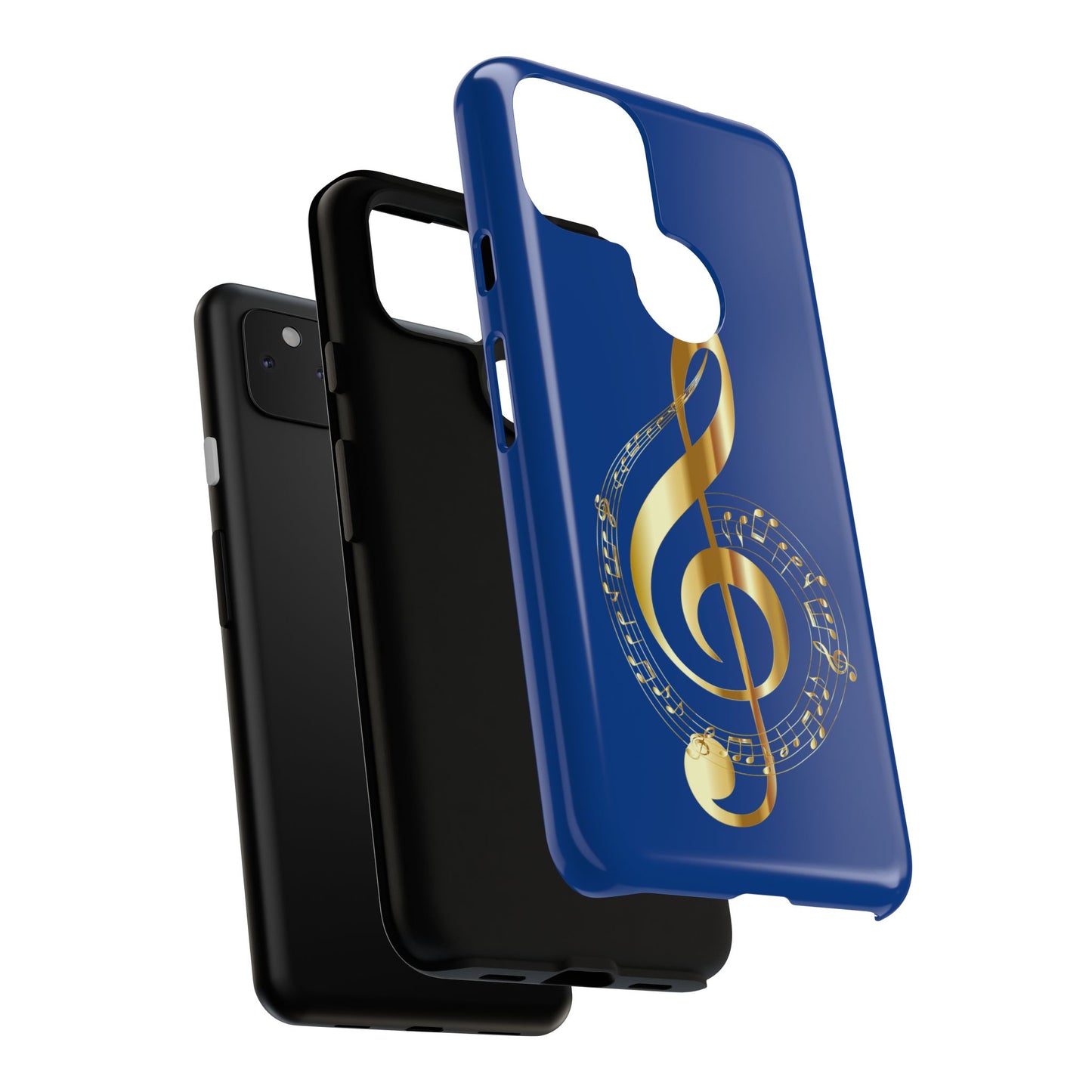 Tough Cases Blue and Gold Musical Note