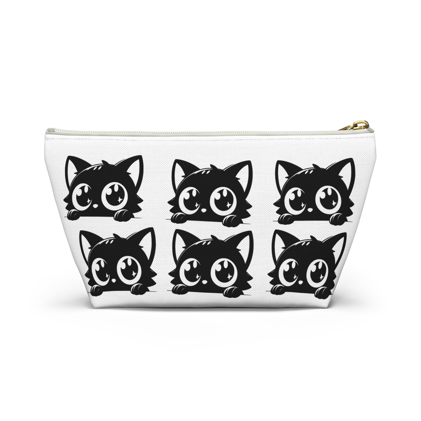 Cute Cat Accessory Pouch, Makeup Bag, Zipper Pouch, Gift for Cat Lovers, Organizer for School, Travel Essentials