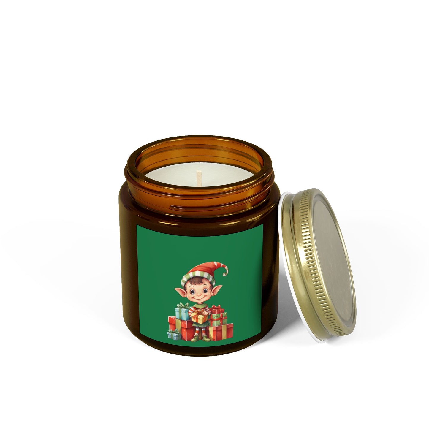 Elf-Themed Scented Candles - Holiday Cheer, Christmas Gift, Home Decor, Cozy Vibes, Aromatherapy