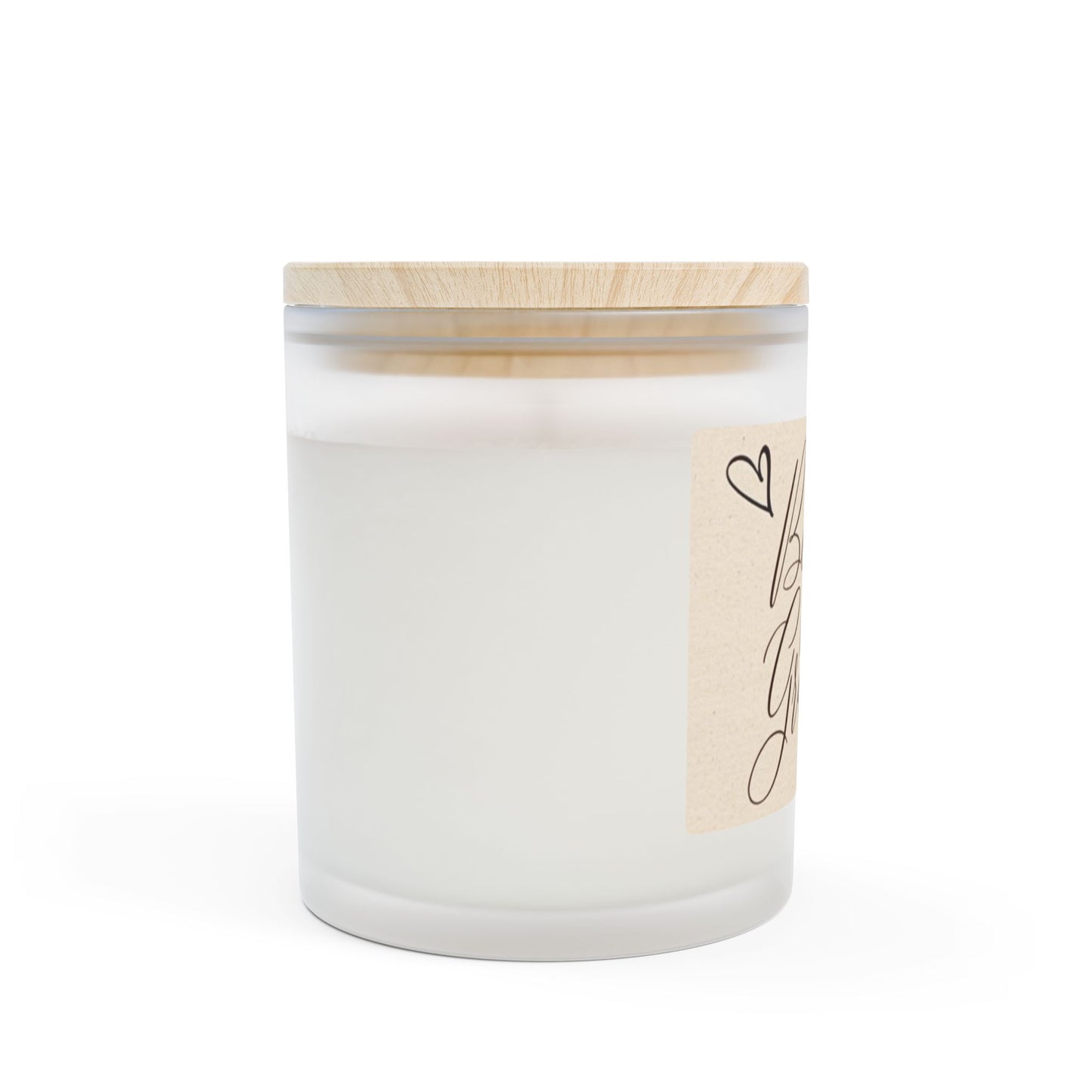 Frosted Glass Candle, 11oz