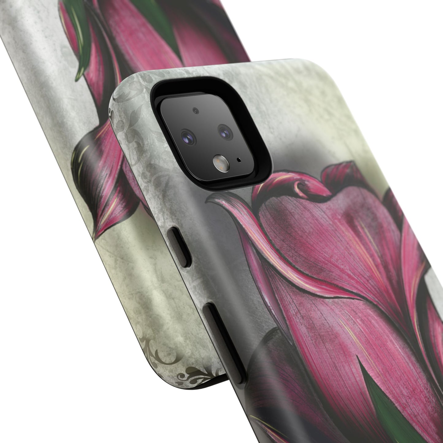 Rose Phone Case – Tough Cases, Floral Phone Cover, Gift for Her, Minimalist Design, Nature Lover's Accessory, Birthday Gift Idea