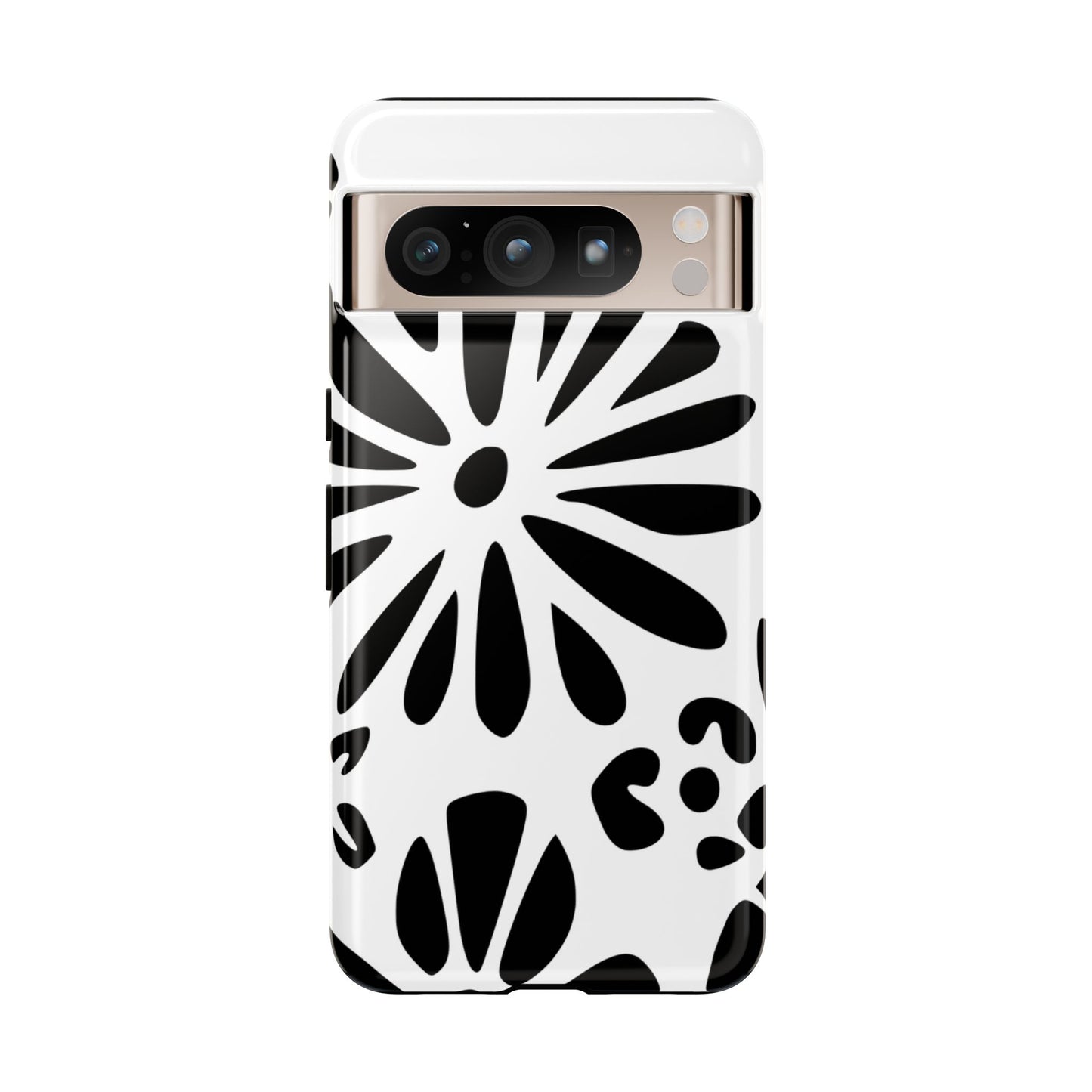Stylish Phone Case with Floral Design, Tough Phone Cover for Her, Trendy Black and White Cell Phone Case, Unique Gift for Birthdays [...]