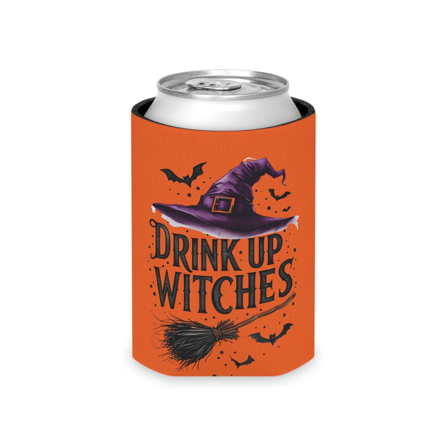 Halloween Can Cooler, Drink Up Witches Insulated Sleeve, Bachelorette Party Favor, Witch Themed Drink Holder, Fall Party Accessory