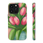 Floral Phone Case with Vibrant Tulips - Tough Cases for Garden Lovers, Spring Gifts, Nature Enthusiasts, Unique Gadget Accessories, [...]