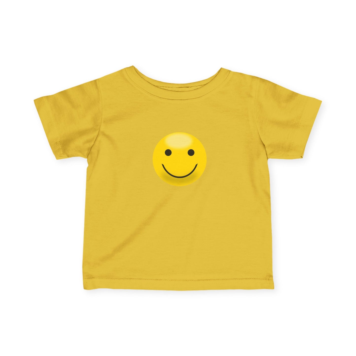 Cute Infant T-Shirt with Smiley Face, Baby Tee, Toddler Clothing, Personalized Gift, Cute Baby Outfit, Summer Wear