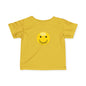 Cute Infant T-Shirt with Smiley Face, Baby Tee, Toddler Clothing, Personalized Gift, Cute Baby Outfit, Summer Wear
