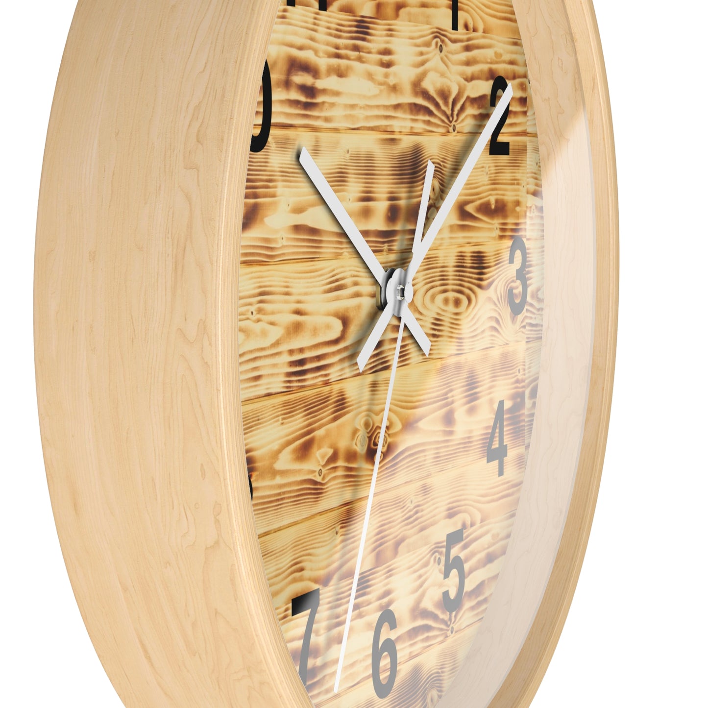Rustic Wood Wall Clock | Natural Decor, Home Office Gift, Farmhouse Style, Timepiece, Unique Wall Art