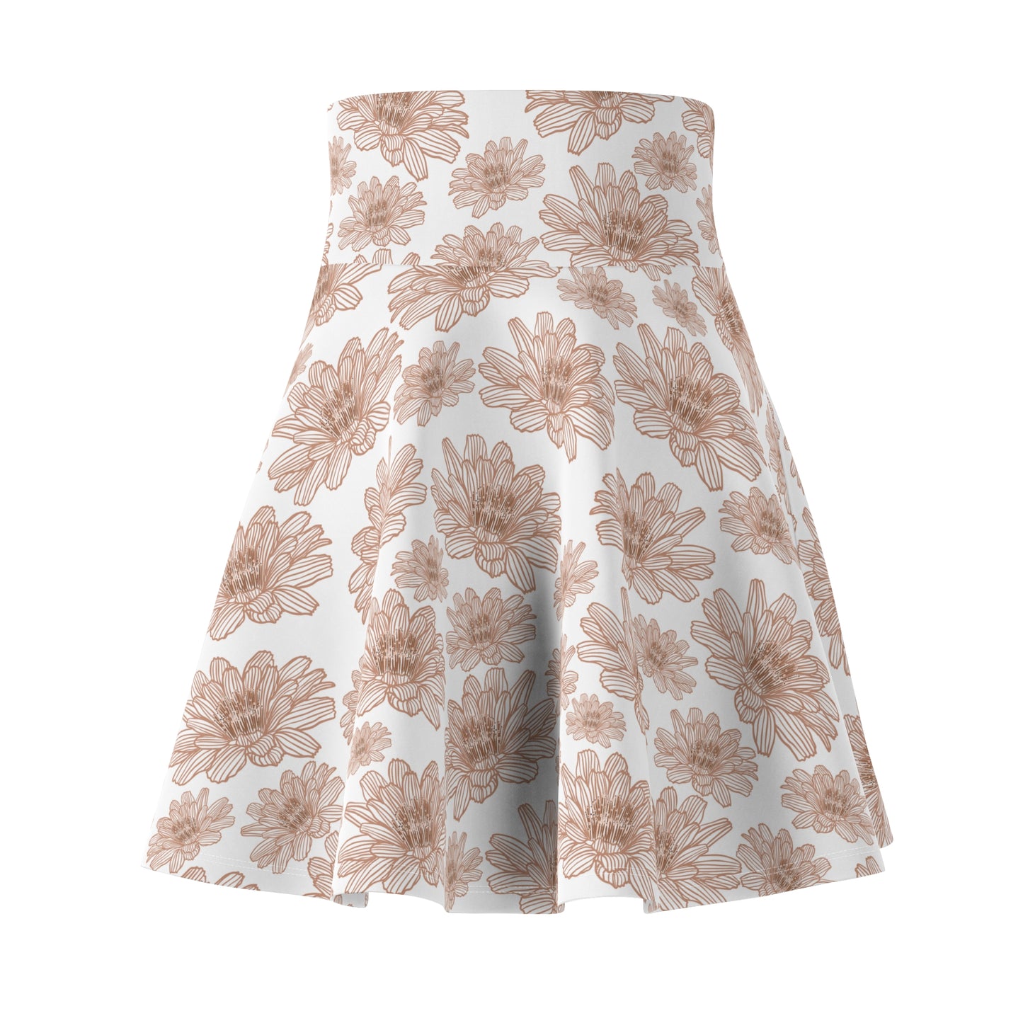Floral Women's Skater Skirt, Stylish Summer Skirt, Casual Wear, Perfect for Parties, Bohemian Fashion
