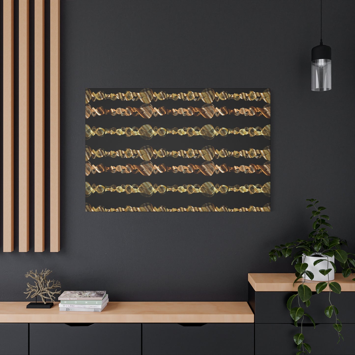 Artistic Canvas Gold and Black