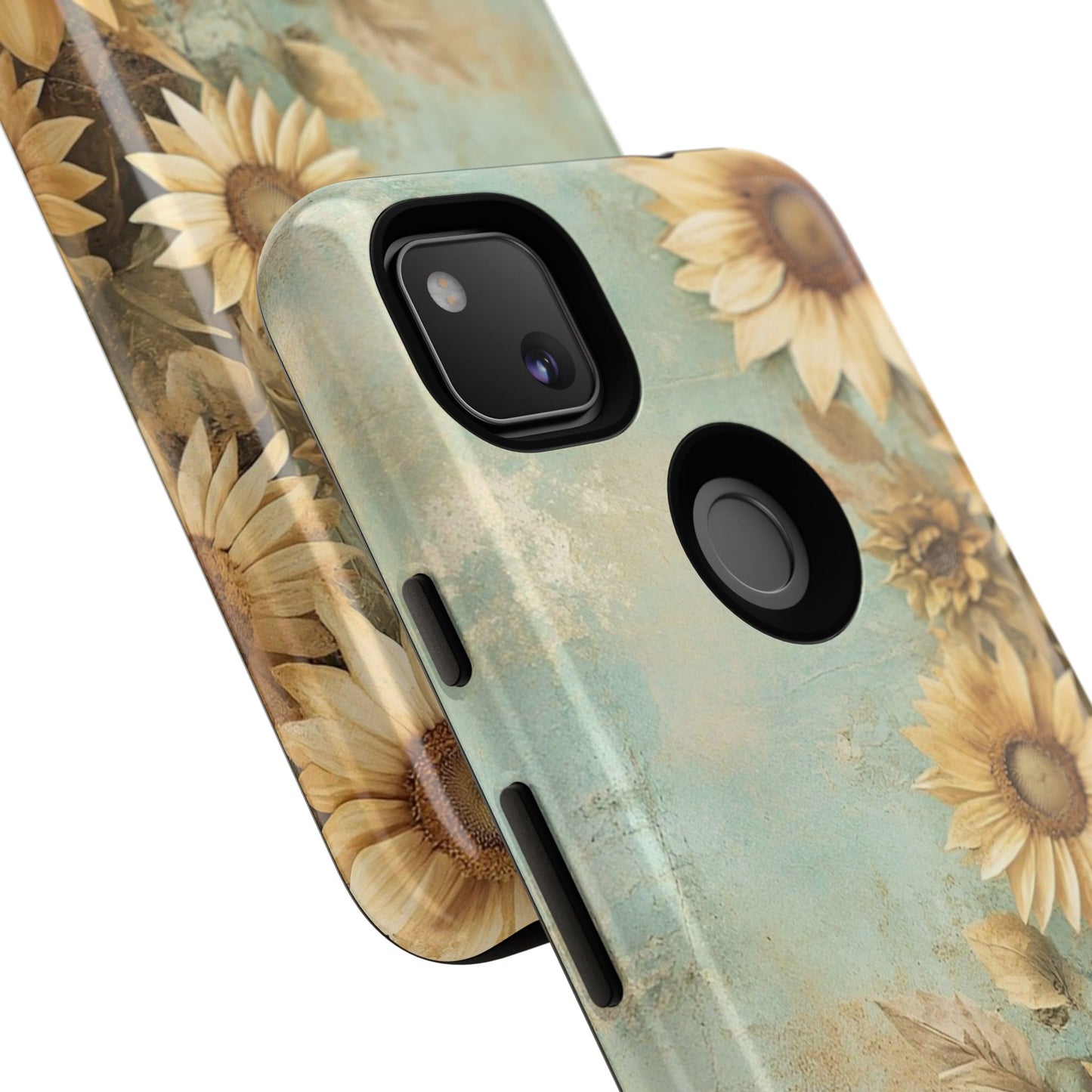 Sunflower Phone Case, Tough Shell Floral Cover, Nature Inspired Gift, Durable Protective Case, Perfect for Spring and Summer