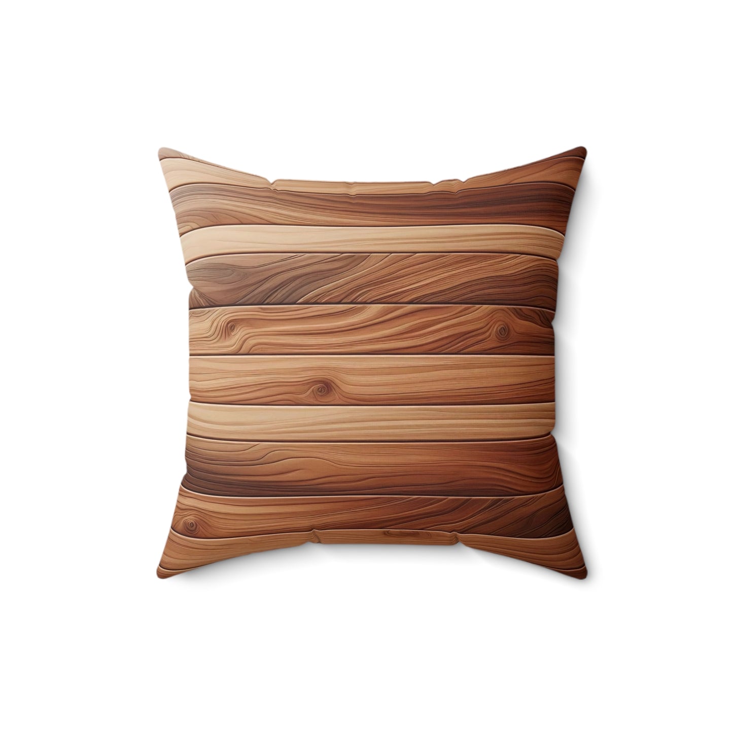 Rustic Wood Pattern Pillow - Cozy Home Decor, Boho Cushion, Farmhouse Style, Gift for Nature Lovers, Living Room Accent
