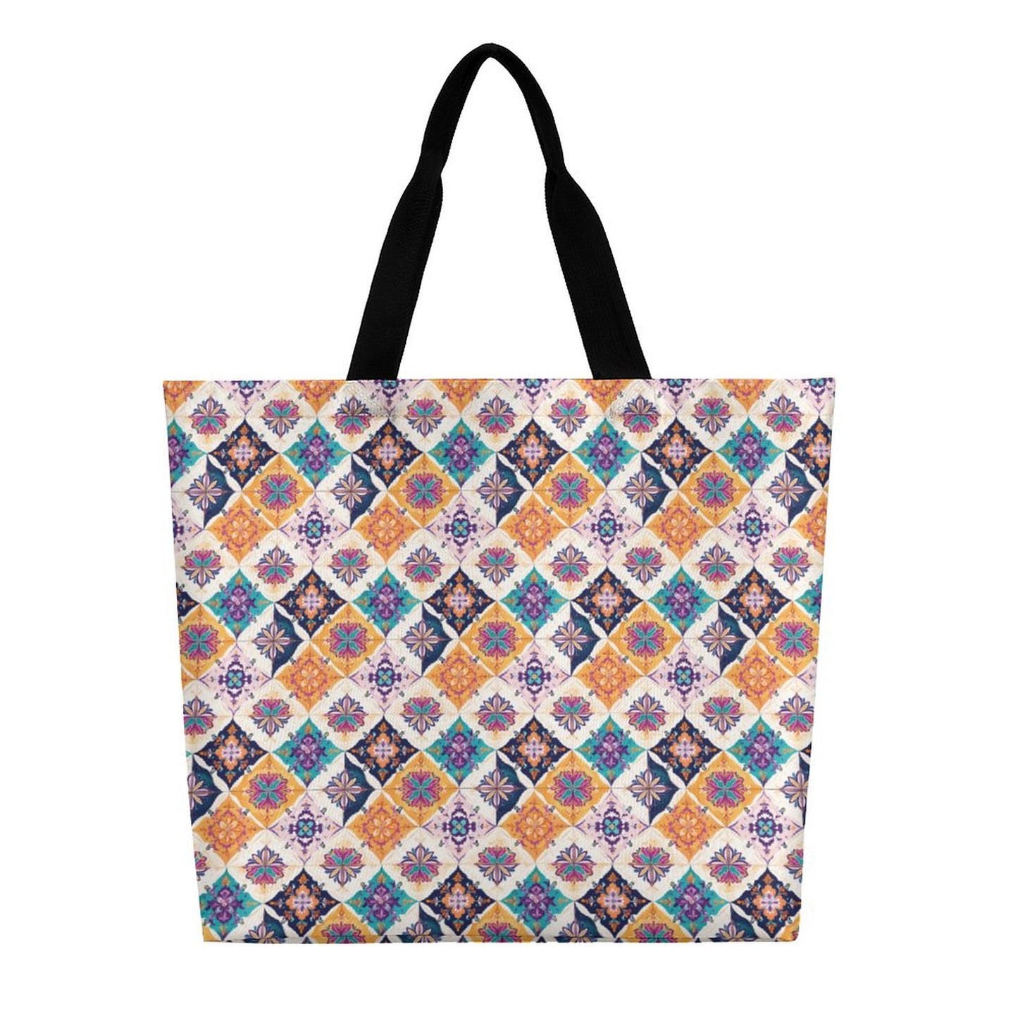 Large One Shoulder Shopping Bag (All-Over Printing)
