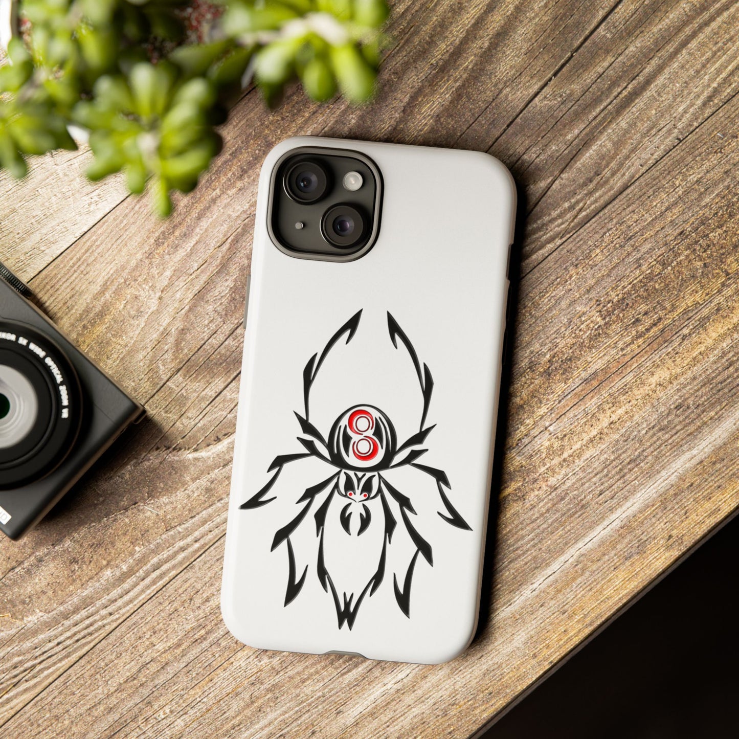 Spider Phone Case, Tough Cases, Stylish Accessory, Gift for Teens, Unique Design, Halloween Decor