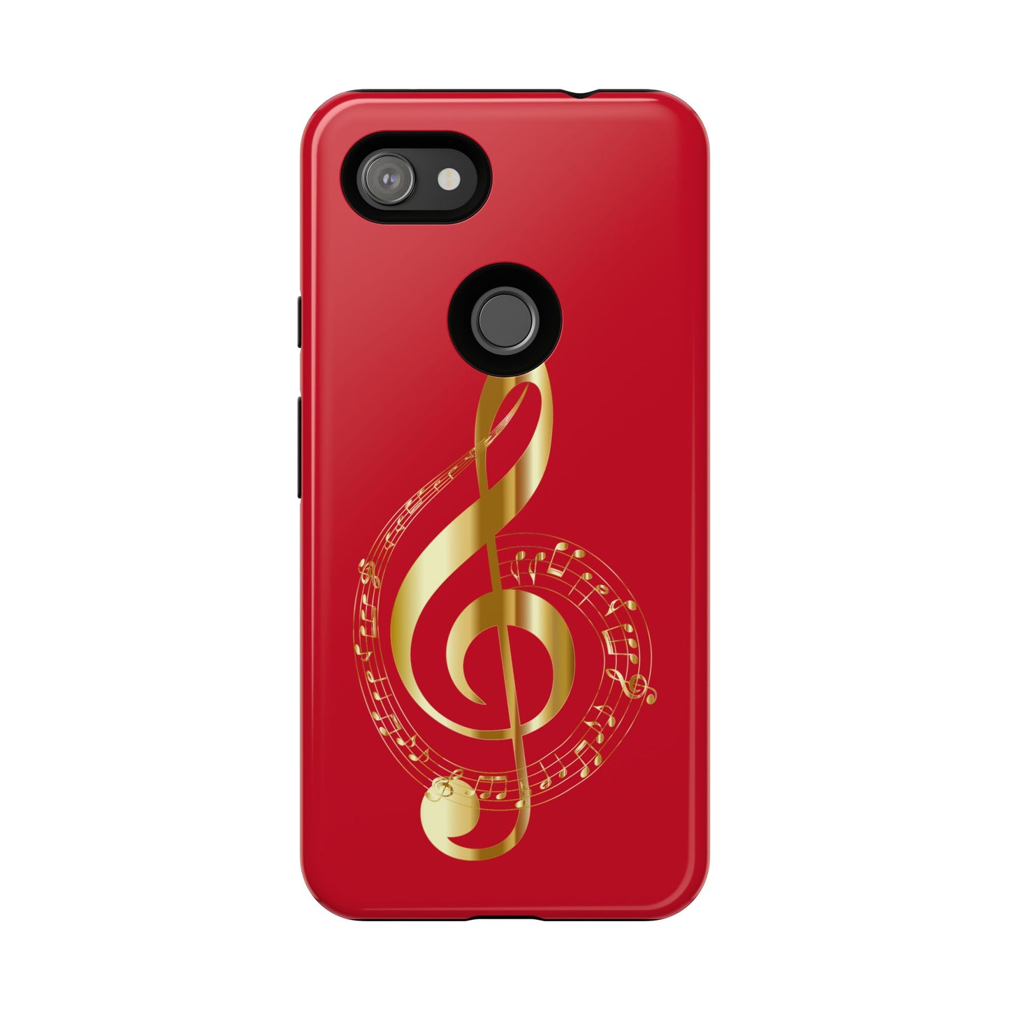 Tough Cases - Red Musical Note