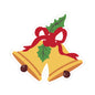 Christmas Bells Sticker — Festive Kiss-Cut Holiday Decal