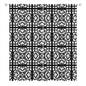 Sheer Curtain Black and White
