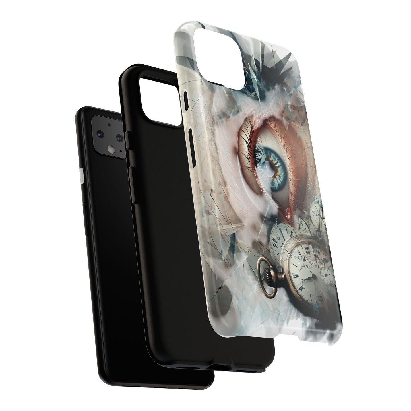 Artistic Eye Phone Case, Unique Smartphone Cover, Whimsical Gift for Art Lovers, Trendy Tech Accessory, Birthday Present, Holiday Gift
