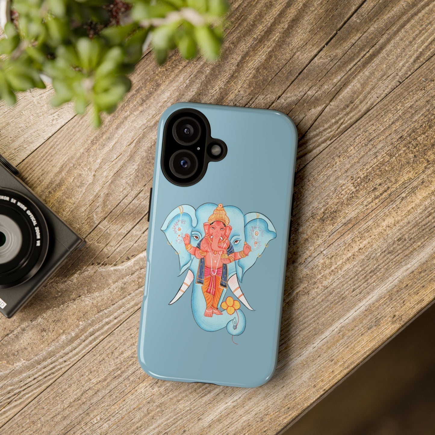 Tough Cases: Ganesh-Inspired Phone Case, Bohemian Phone Cover, Hindu Art Accessory, Festival Gift, Protective Phone Shell
