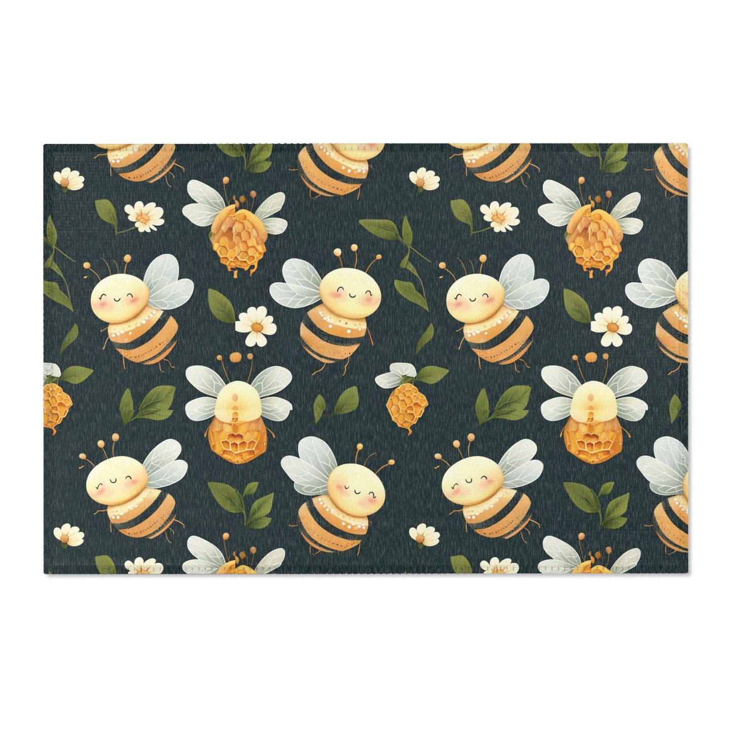 Area Rugs - Cute bees