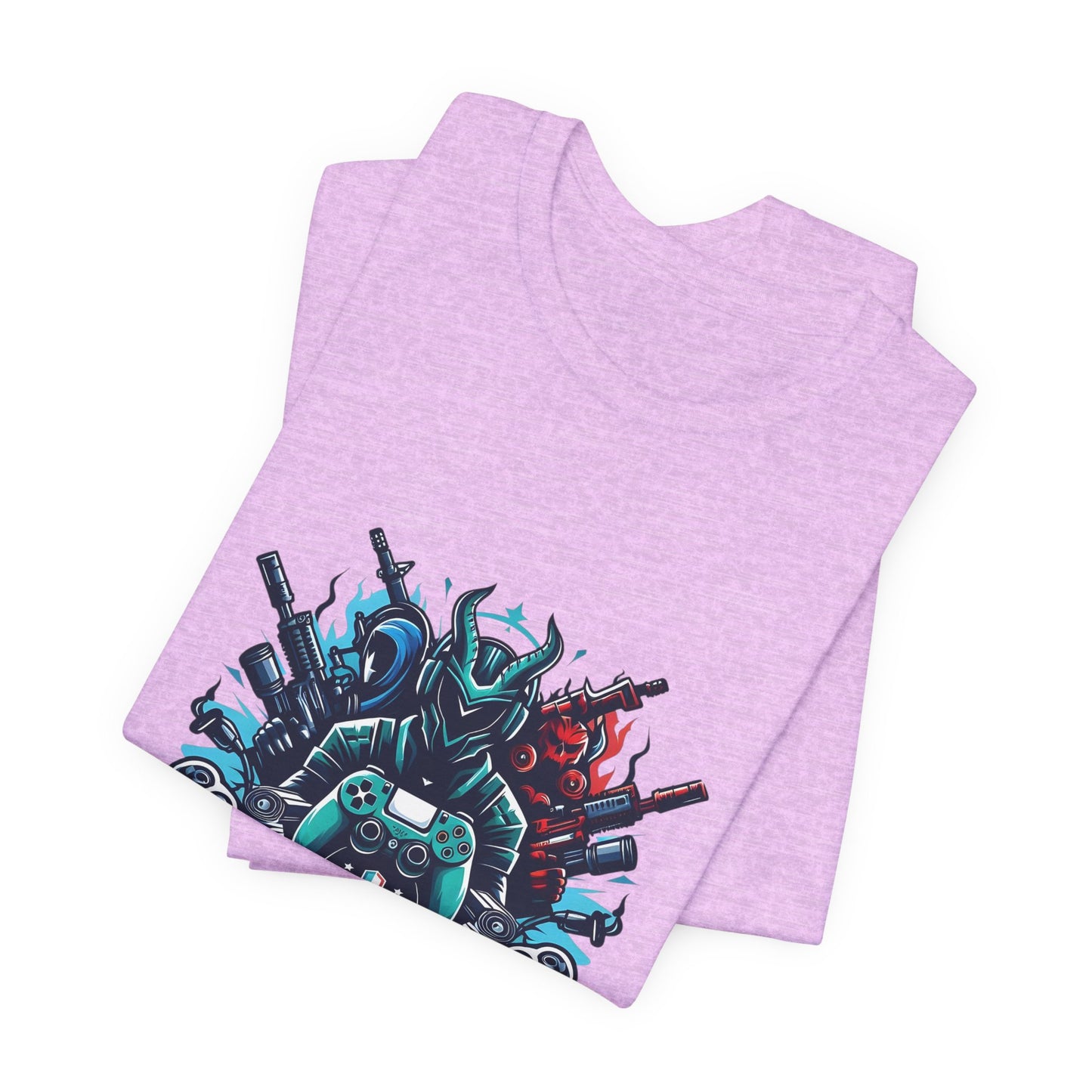 Gaming Controller Emblem Tee — Esports Gamer Graphic T-Shirt