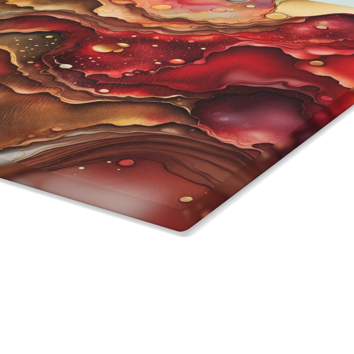 Elegant Resin-Inspired Glass Cutting Board - Perfect for Entertaining, Housewarming Gift, Kitchen Décor, Wedding Gift, Charcuterie Board