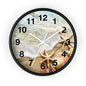 Beach Shells Wall Clock — Coastal Starfish Seaside Decor