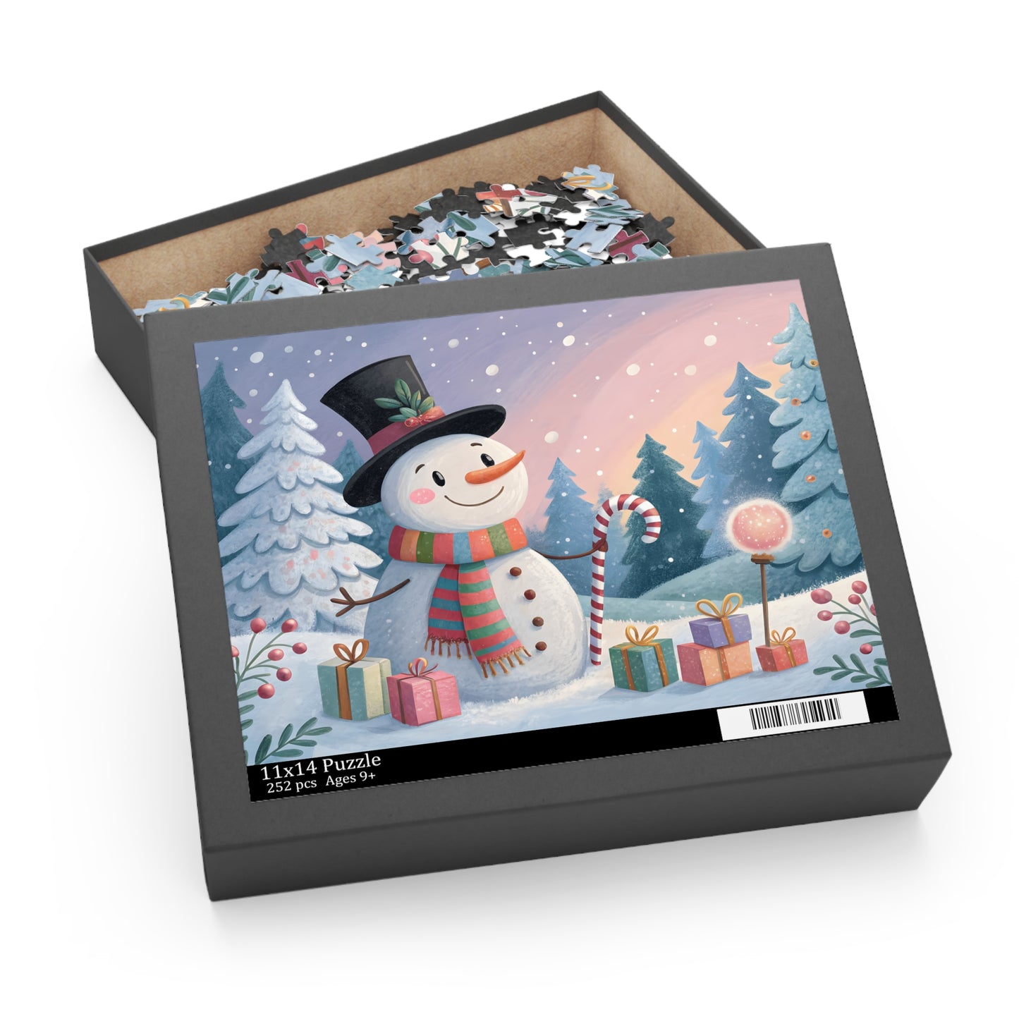 Heartwarming Snowman Puzzle for Cozy Family Nights, Holiday Decor, Gifts, Family Fun, Winter Activity, Christmas