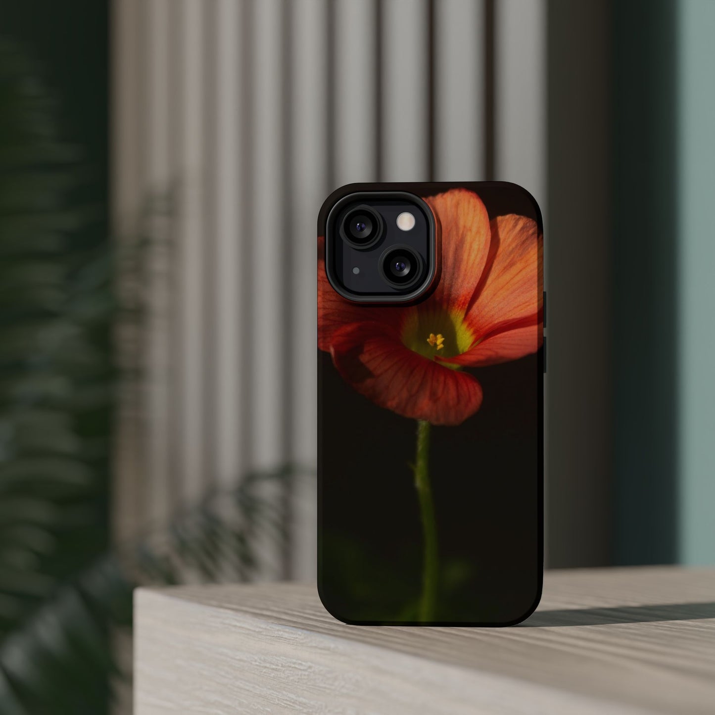 Poppy Bloom Magnetic Impact Phone Case — Slim Protective Floral Design