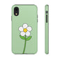Floral Phone Case - Tough Cases for Nature Lovers, Cute Green Flower Design, iPhone Cover, Gift for Her, Spring Accessories