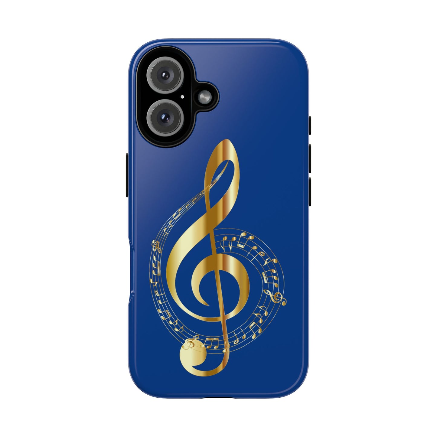 Tough Cases Blue and Gold Musical Note