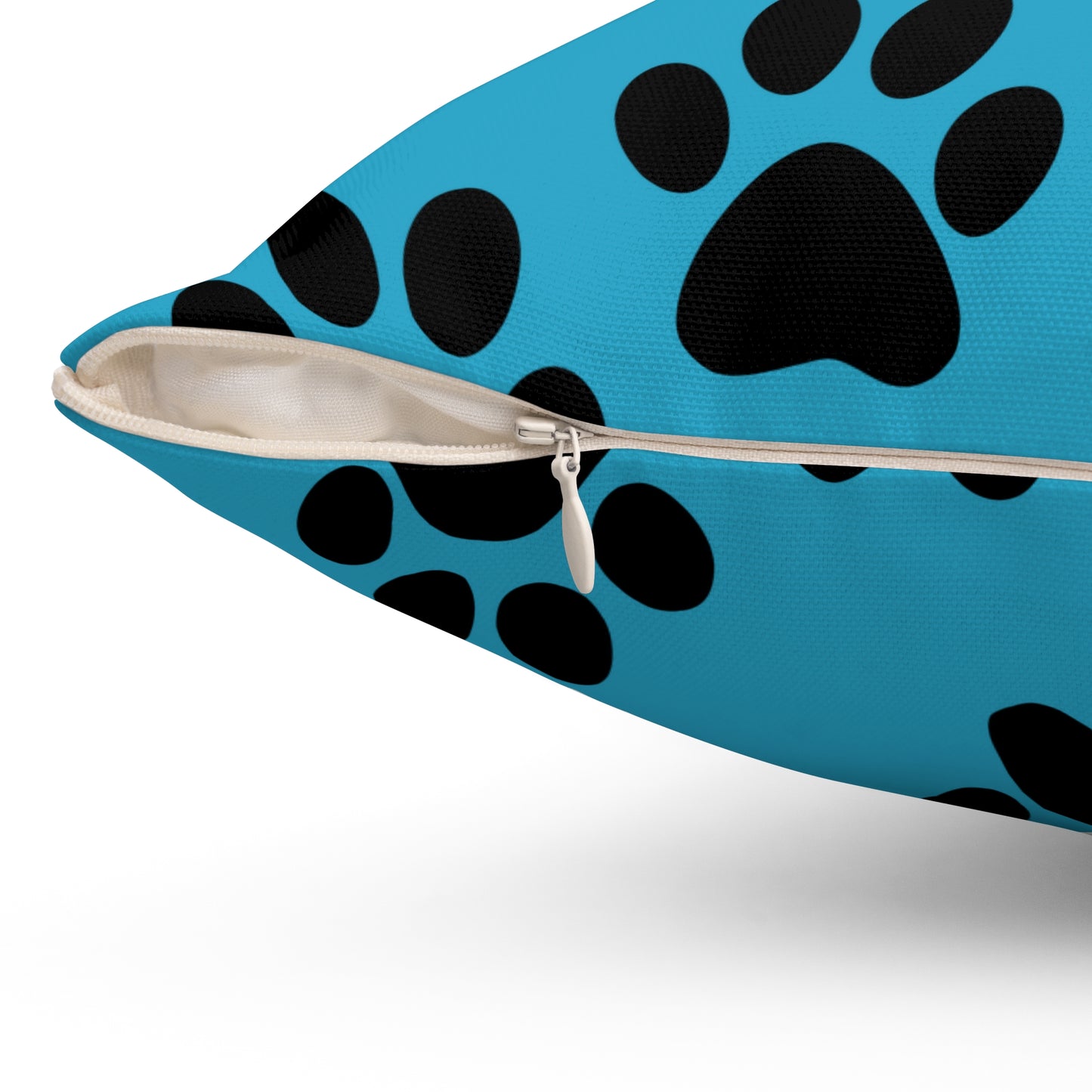 Pet Lover's Decorative Pillow, Dog Paw Print Accent Cushion, Cozy Pet Themed Home Decor, Gift for Dog Owners, Animal Lover's Pillow