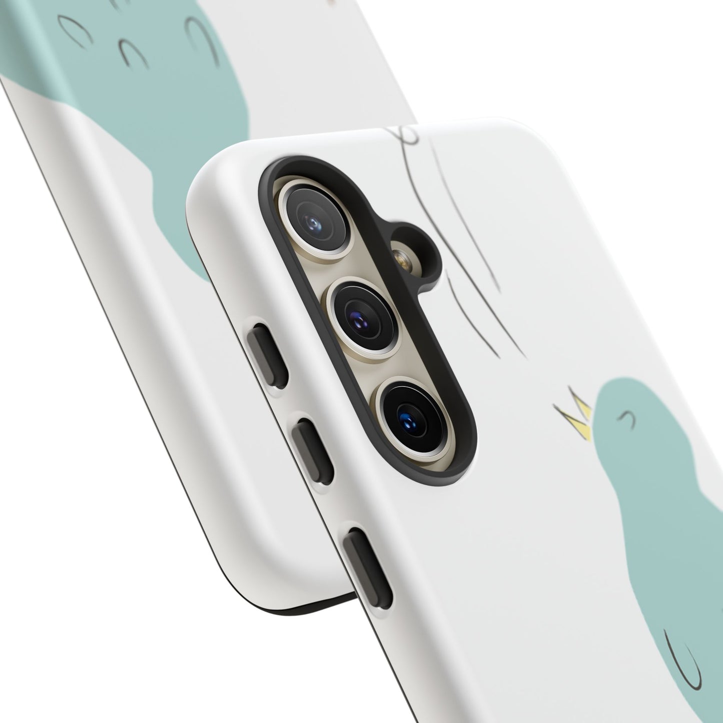 Birdsong Phone Case — Cute Blue Bird on Branch Protective Case