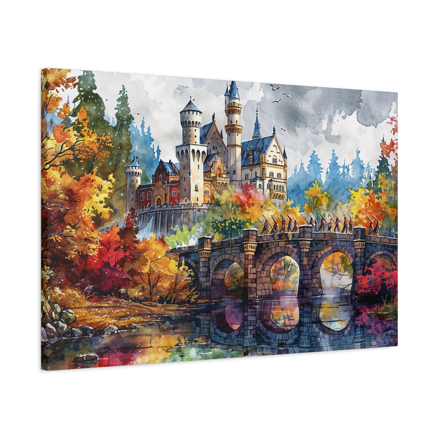 Matte Canvas, Stretched, 1.25" - Castle