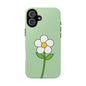 Floral Phone Case - Tough Cases for Nature Lovers, Cute Green Flower Design, iPhone Cover, Gift for Her, Spring Accessories