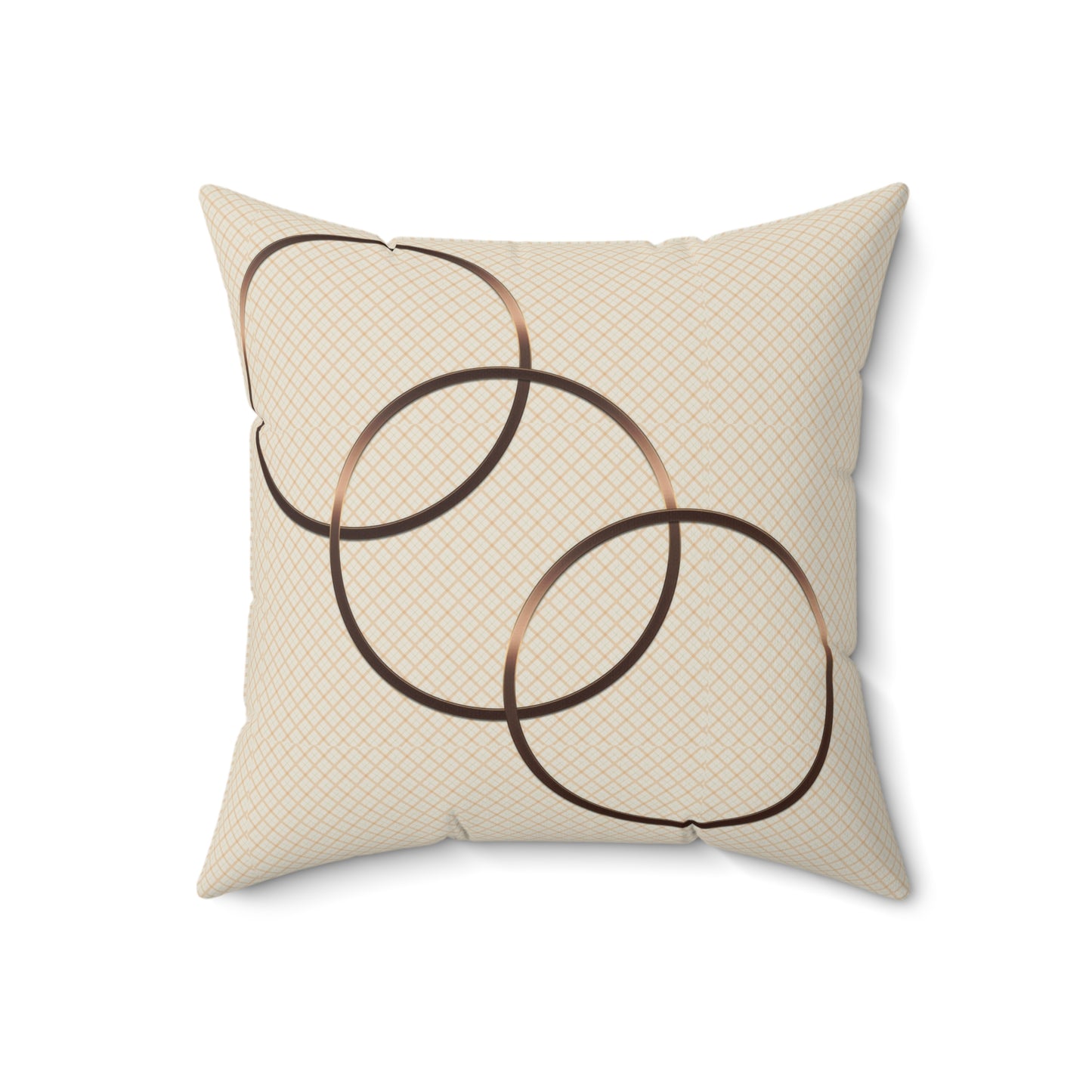 Cozy Decorative Pillow, Spun Polyester Square Cushion, Home Decor Accent, Gift for Housewarming, Stylish Living Room Pillows