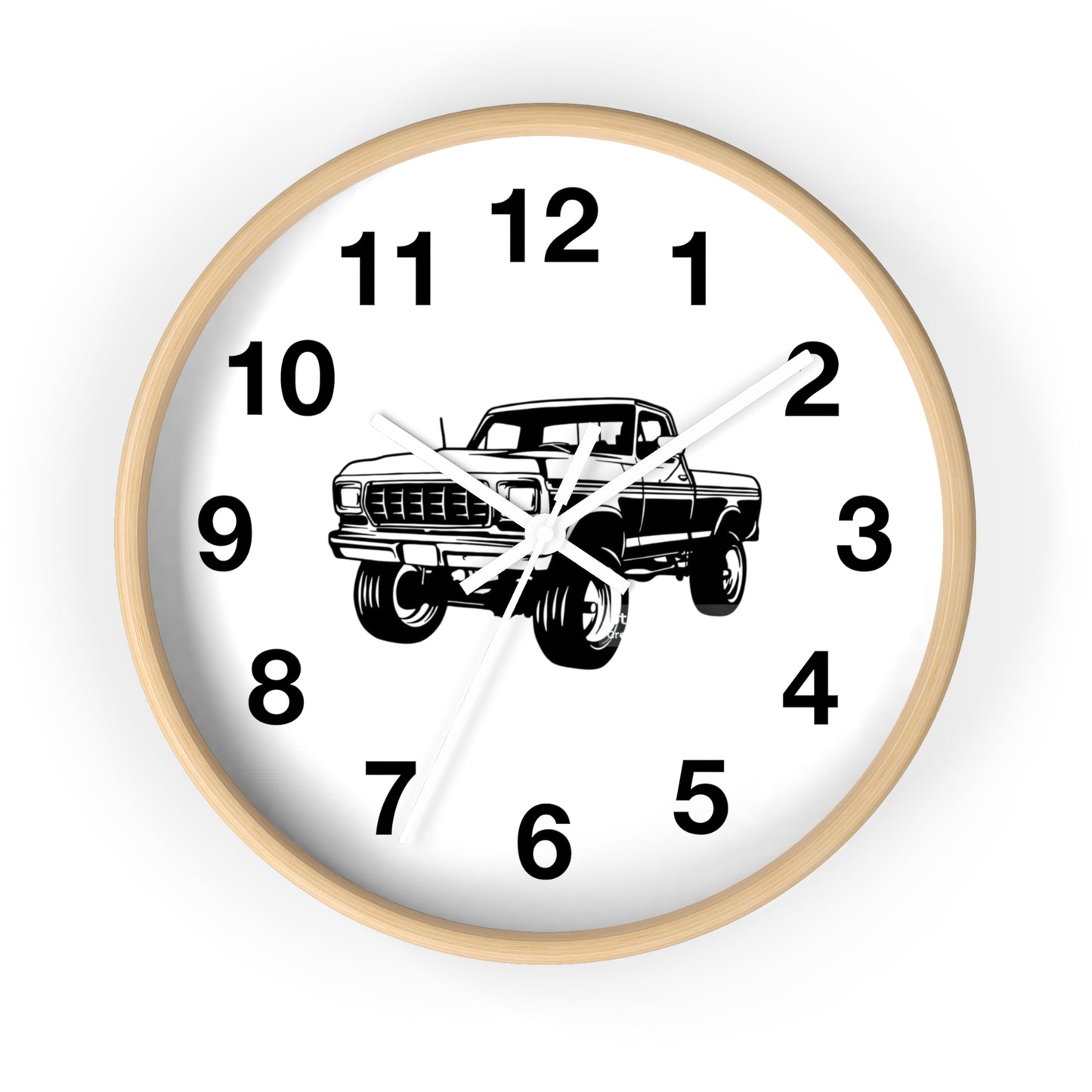 Classic Pickup Truck Wall Clock | Automotive Decor, Gift for Car Lovers, Rustic Home Accent, Garage Wall Art, Unique Timepiece