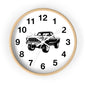 Classic Pickup Truck Wall Clock | Automotive Decor, Gift for Car Lovers, Rustic Home Accent, Garage Wall Art, Unique Timepiece