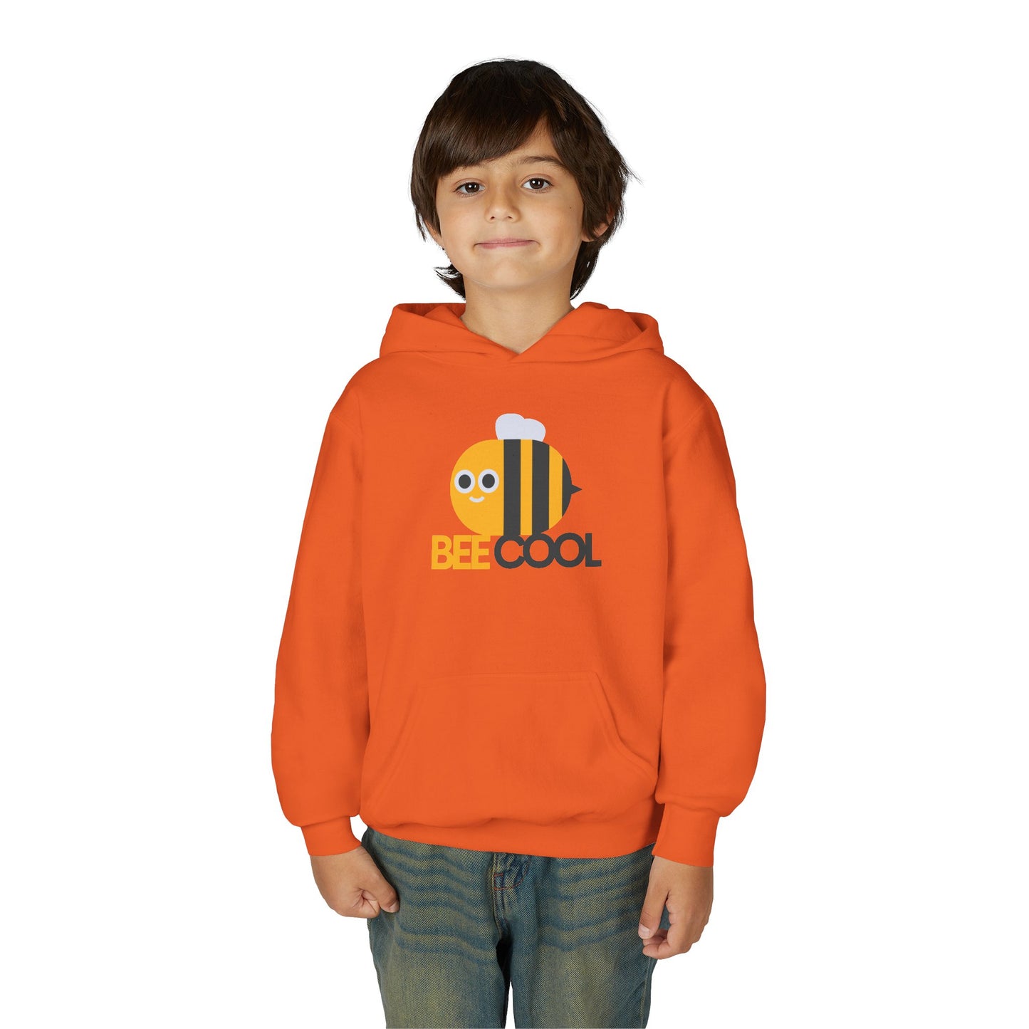 Youth Heavy Blend Hooded Sweatshirt - Bee Cool