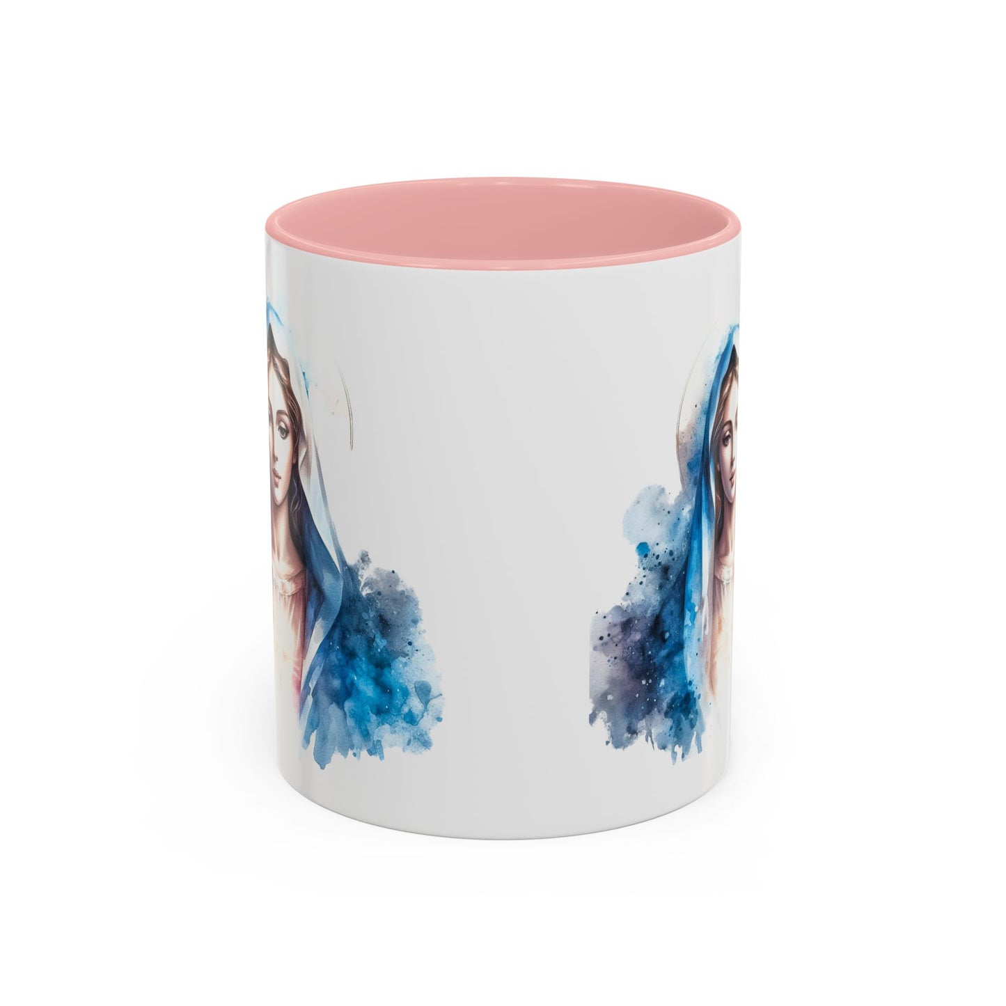 Serene Virgin Mary Coffee Mug - Spiritual Inspiration, Gift for Faith Lovers, Home Decor, Mother's Day, Religious Art