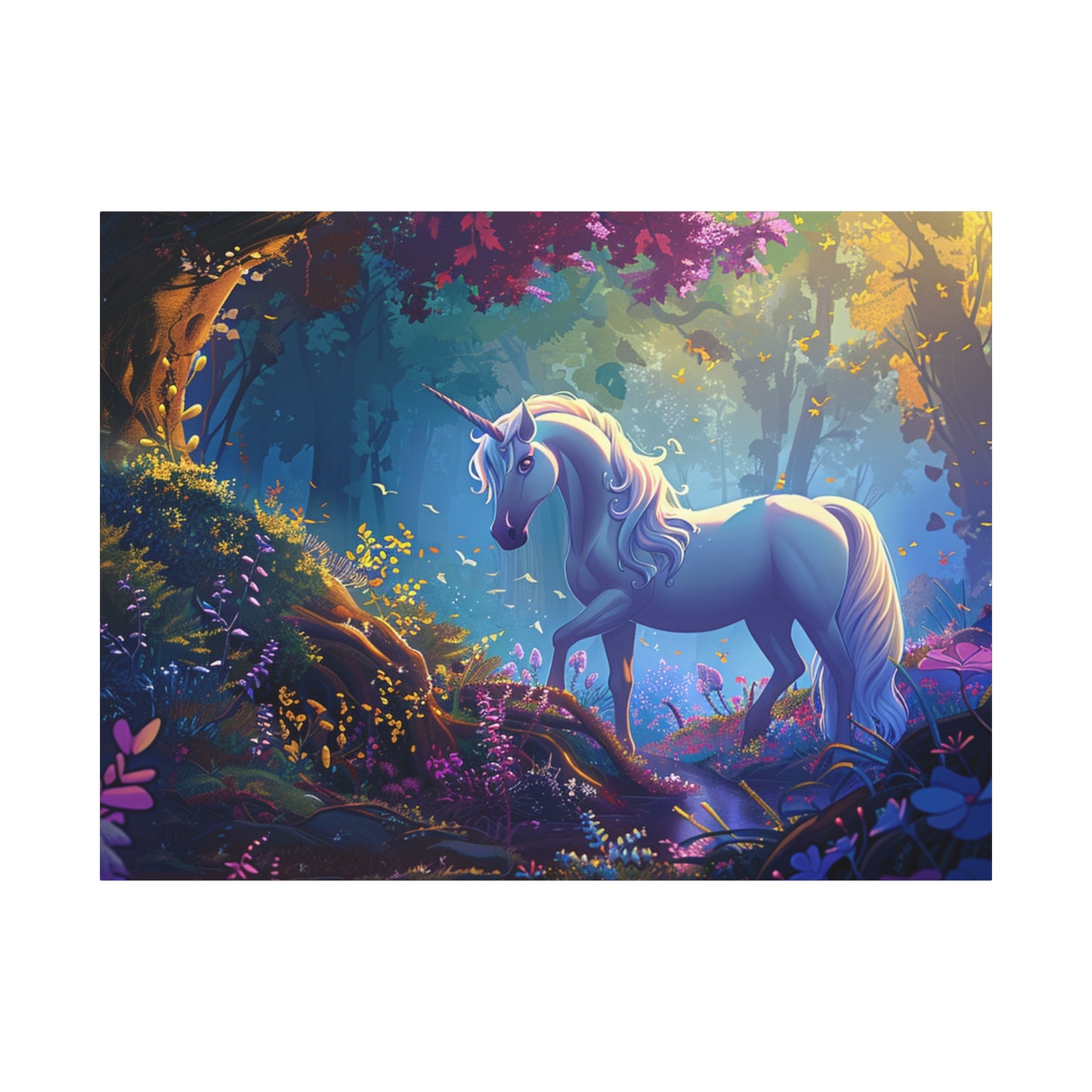 Matte Canvas, Stretched, 1.25" - Unicorn