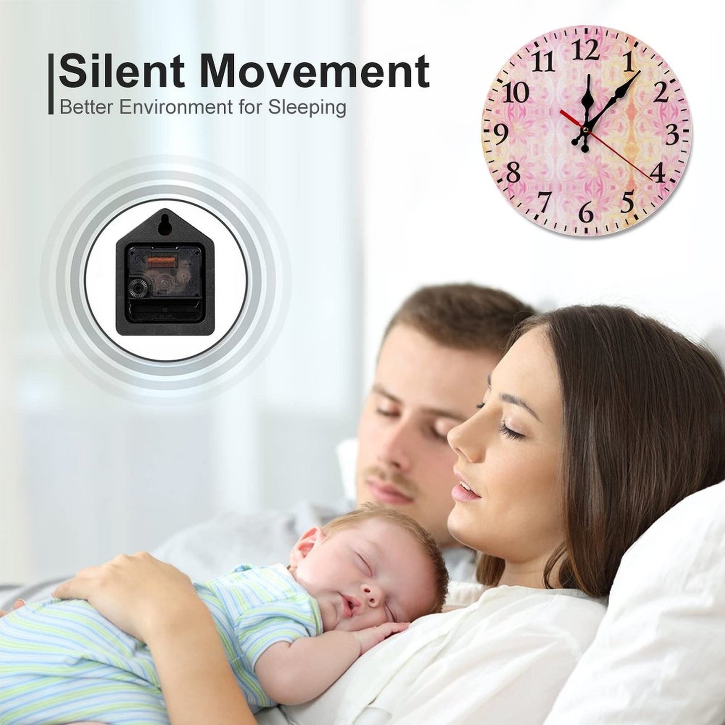 Modern Wooden Wall Clock