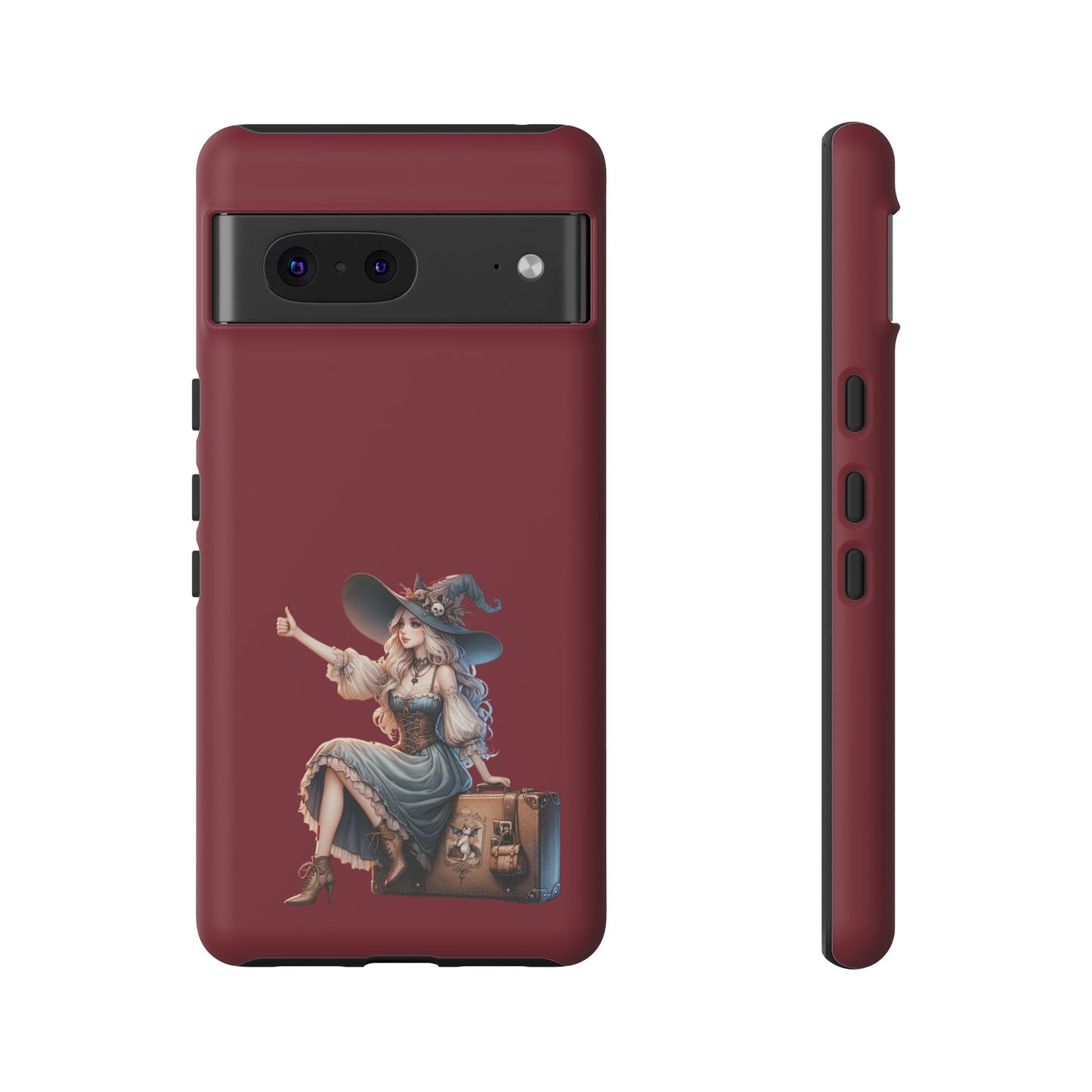 Witchy Phone Case - Magical, Durable - Halloween Gift, Cosplay Accessory, Cute Witch Design