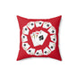 Playing Cards Themed Pillow, Fun Home Décor, Gift for Gamers, Poker Night Cushion, Card Game Decoration