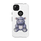 Cute Hippo Phone Case, Unique Tough Cases, Animal Lover Gift, Cute Animal Design, Baby Animal Phone Accessory