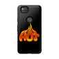 Stylish Phone Case, Hot Flames Design, Gift for Teens, Trendy Accessory, Protective Cover, Unique Phone Case