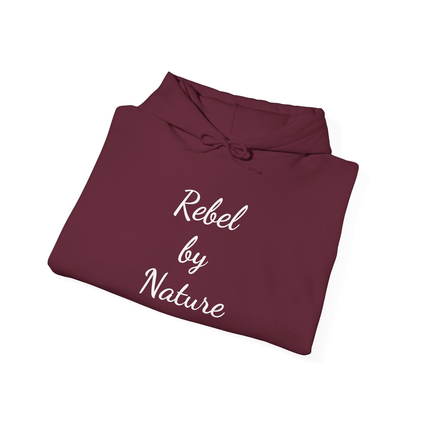 Rebel by Nature Hoodie - Unisex Heavy Blend Sweatshirt for Adventure Lovers