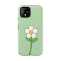 Floral Phone Case - Tough Cases for Nature Lovers, Cute Green Flower Design, iPhone Cover, Gift for Her, Spring Accessories