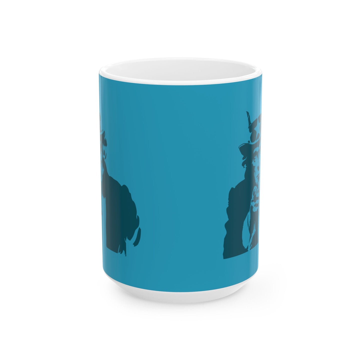 Stylish Ceramic Mug - Unique Coffee Cup for Home & Office, Gift for Coffee Lovers, Modern Art Drinkware, Fun Kitchen Decor